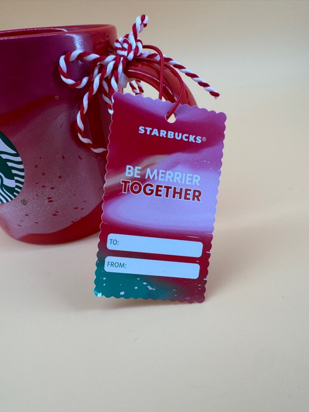 Starbucks Holiday 2024 11 fl oz Red Ceramic Coffee Mug Cup Christmas - Picture 7 of 11